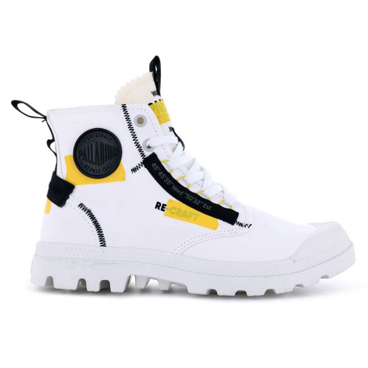 Palladium Pampa Hi Re-craft Laarzen Dames Wit | NL 31DXJCG